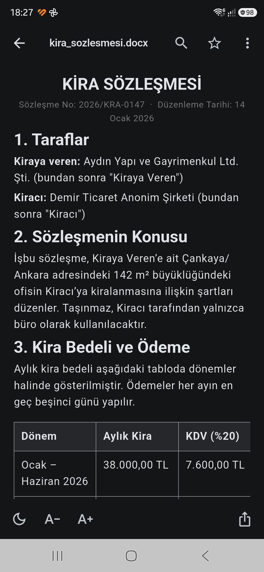 Word belgesi